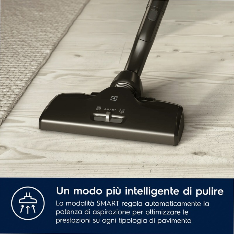 Aspirapolvere con sacco Pure D8 GREEN Nero