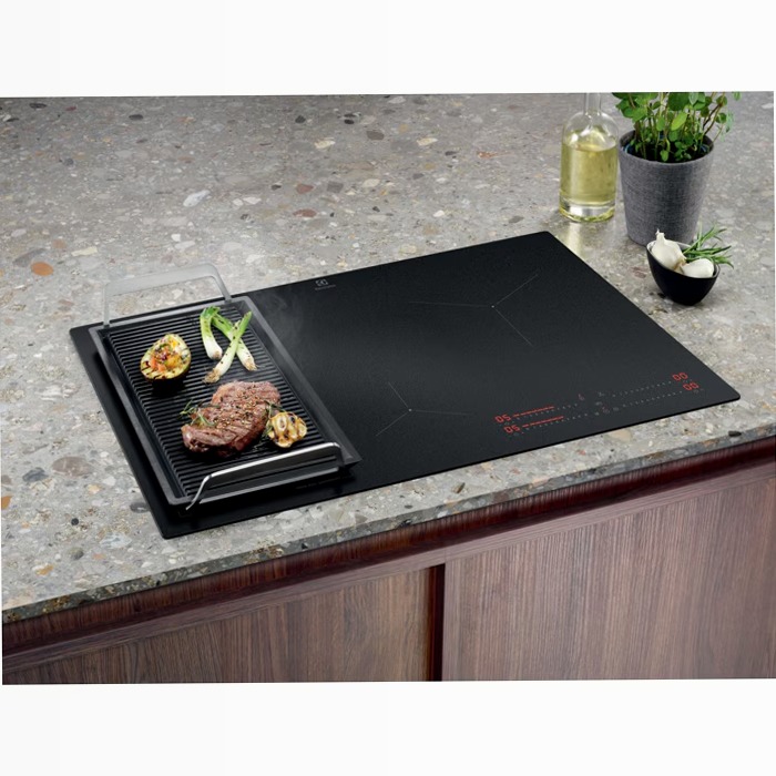 Piano cottura ad induzione SaphirMatt® Serie 700 SenseBoil® 80cm