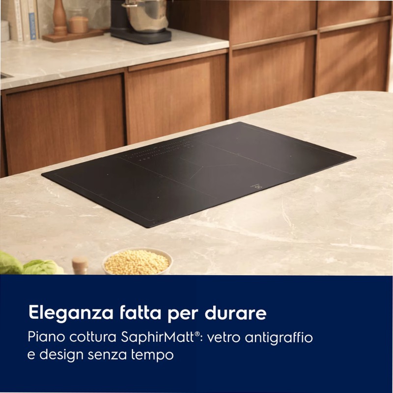 Piano cottura ad induzione SaphirMatt® Serie 700 SenseBoil® 80cm