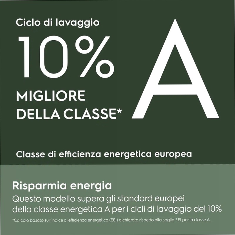 Lavasciuga Serie 800 UltraCare 1600 giri 7kg in asciugatura 11kg in lavaggio