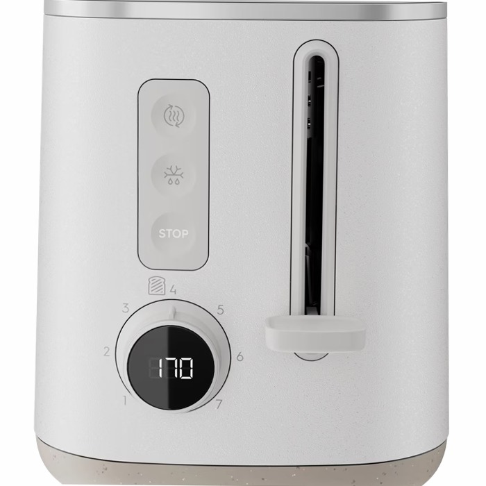 Tostapane Nordic Timeless Collection Bianco perla Argento