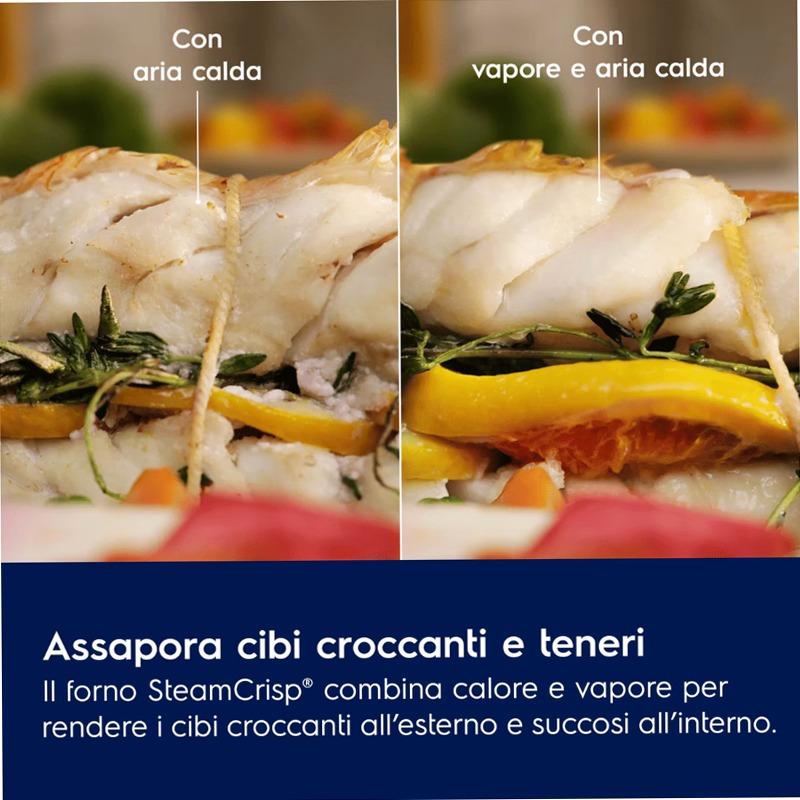 Forno A Vapore Serie 600 SenseCook con SteamCrisp