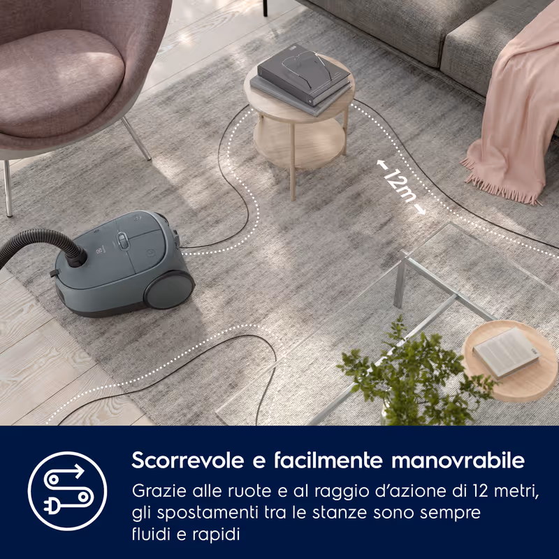 Aspirapolvere Serie 600 Verde 3.5lt