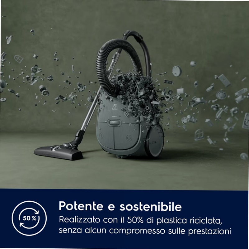 Aspirapolvere con sacco Serie 600 Verde