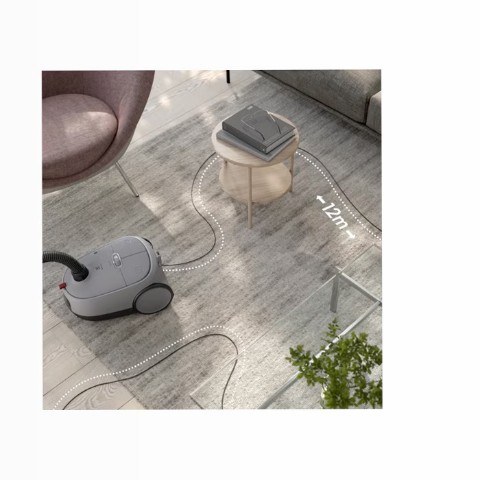 Aspirapolvere con sacco Serie 600 Grigio