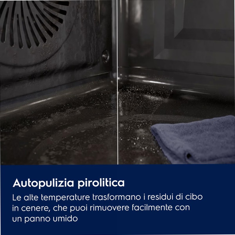 Forno A vapore Serie 600 SenseCook con SteamCrisp con pulizia pirolitica