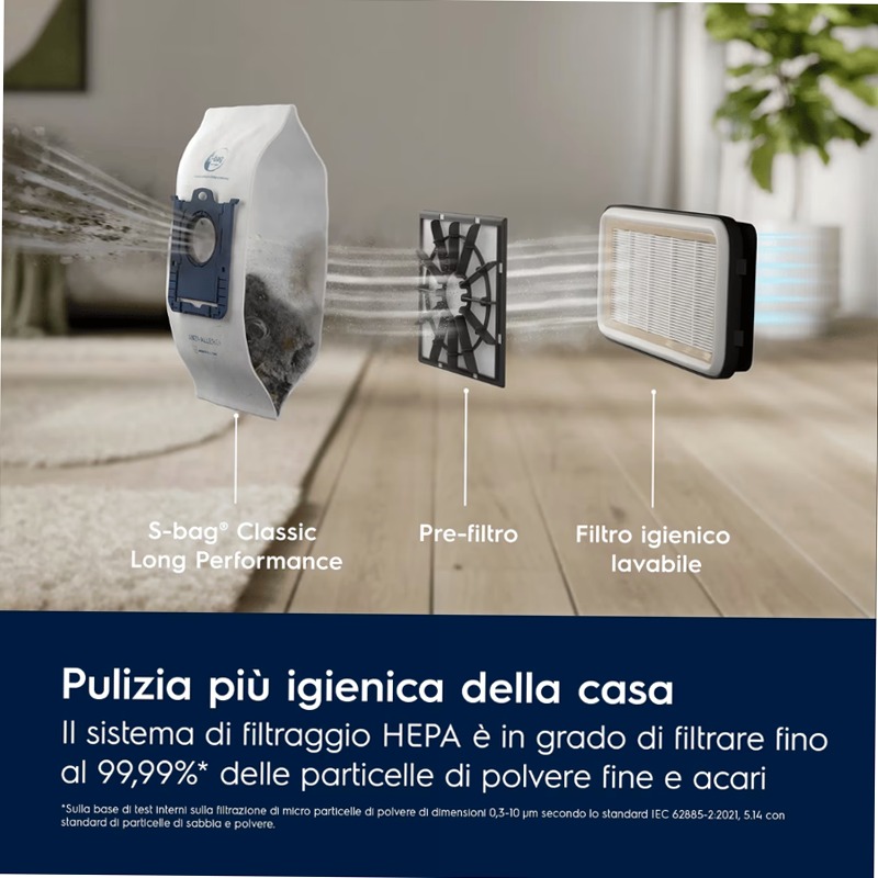 Aspirapolvere Serie 500 Blu