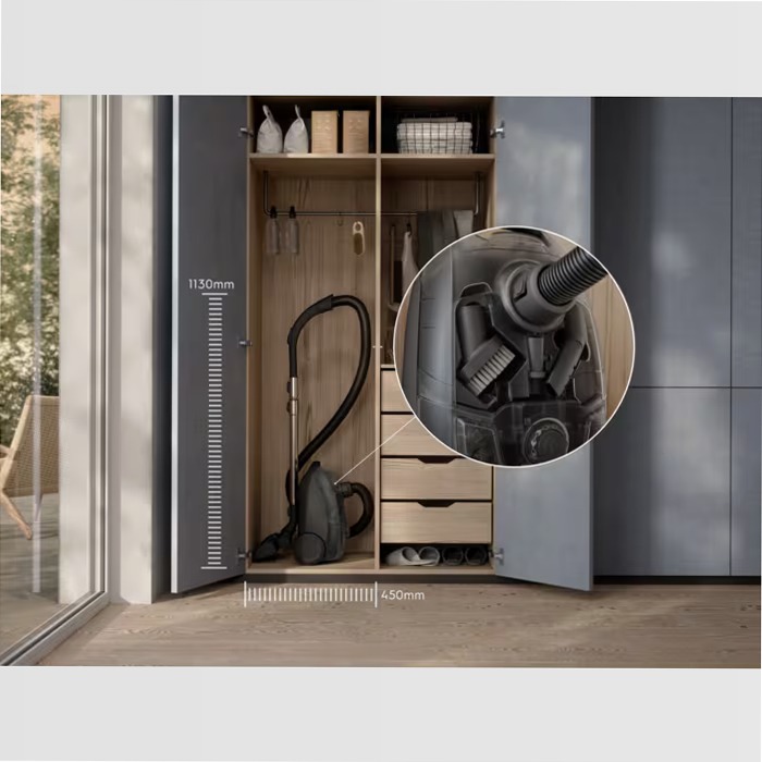 Aspirapolvere con sacco Serie 500 Blu