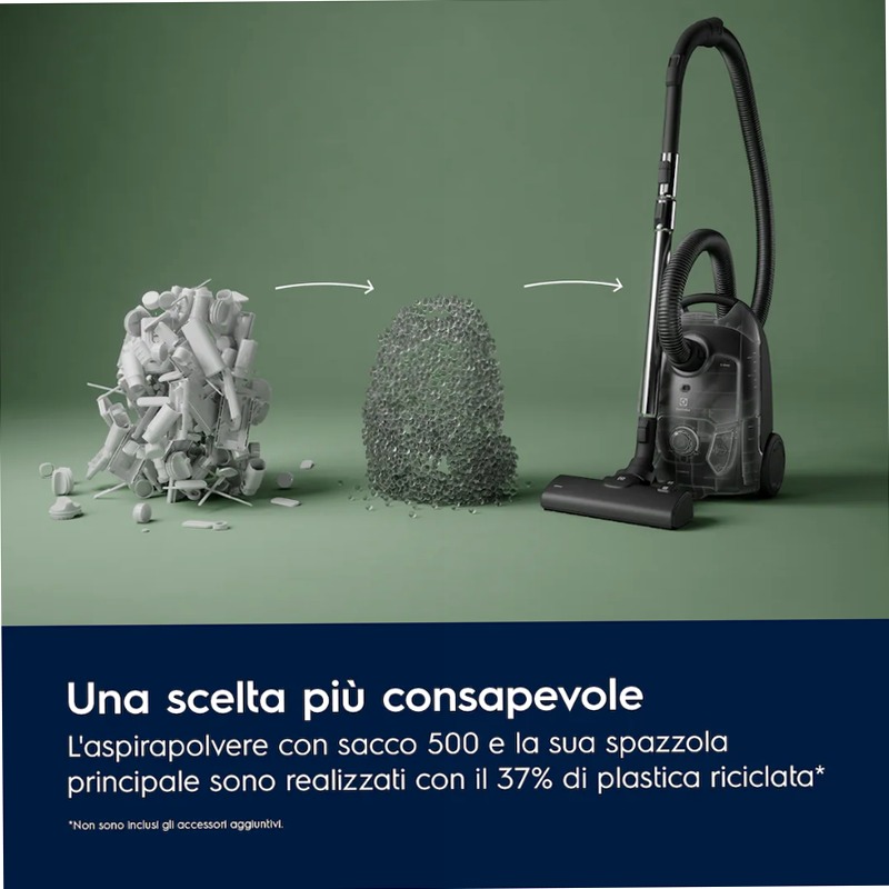 Aspirapolvere con sacco Serie 500 Blu