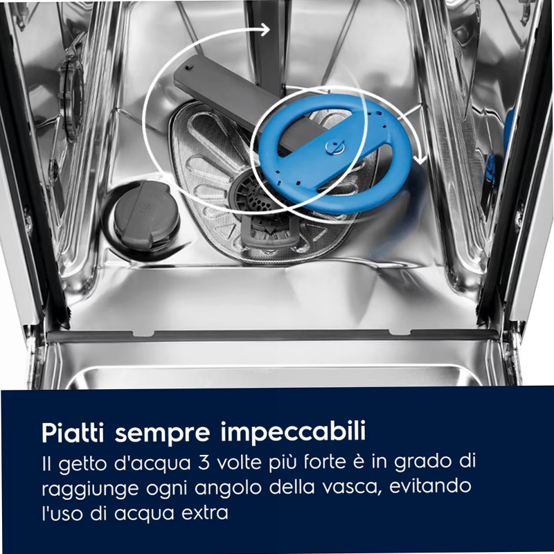 Lavastoviglie Integrata totale serie 700 GlassCare 45 cm 10 coperti