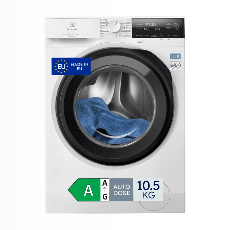 Lavatrice Serie 600 SensiCare Autodose 10.5 kg 1400 giri 600rpm
