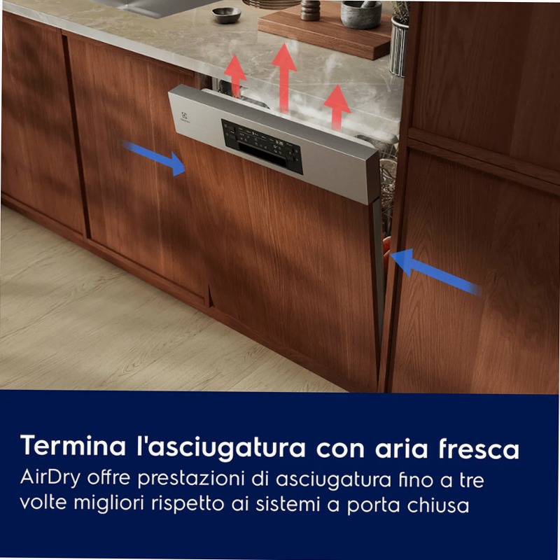 Lavastoviglie Integrata parziale 600 SmartSelect 60 cm 13 coperti