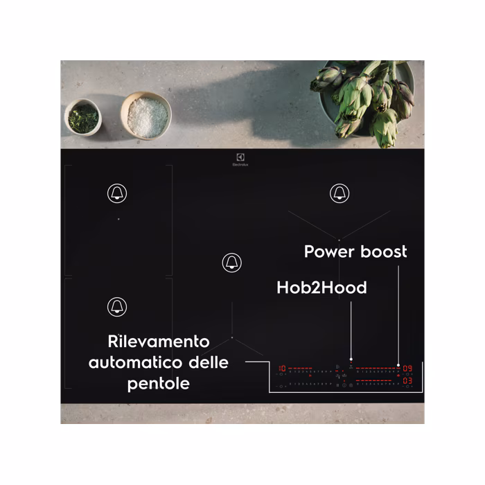 Piano cottura ad induzione Serie 700 SenseBoil® 80cm