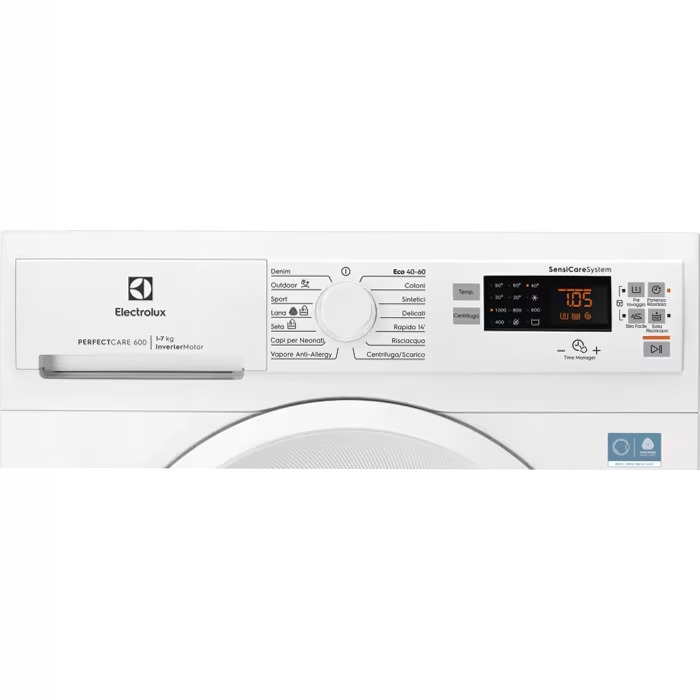 Lavatrice Serie 600 SensiCare 7 kg 1000 giri 600rpm 7kg