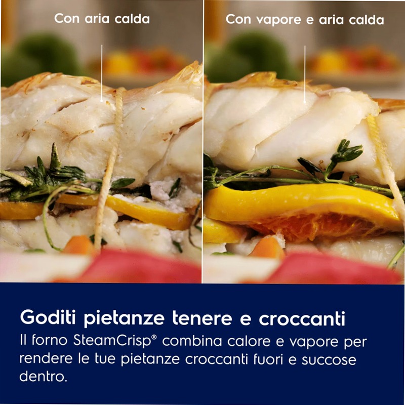 Forno A Vapore Serie 600 SenseCook con SteamCrisp
