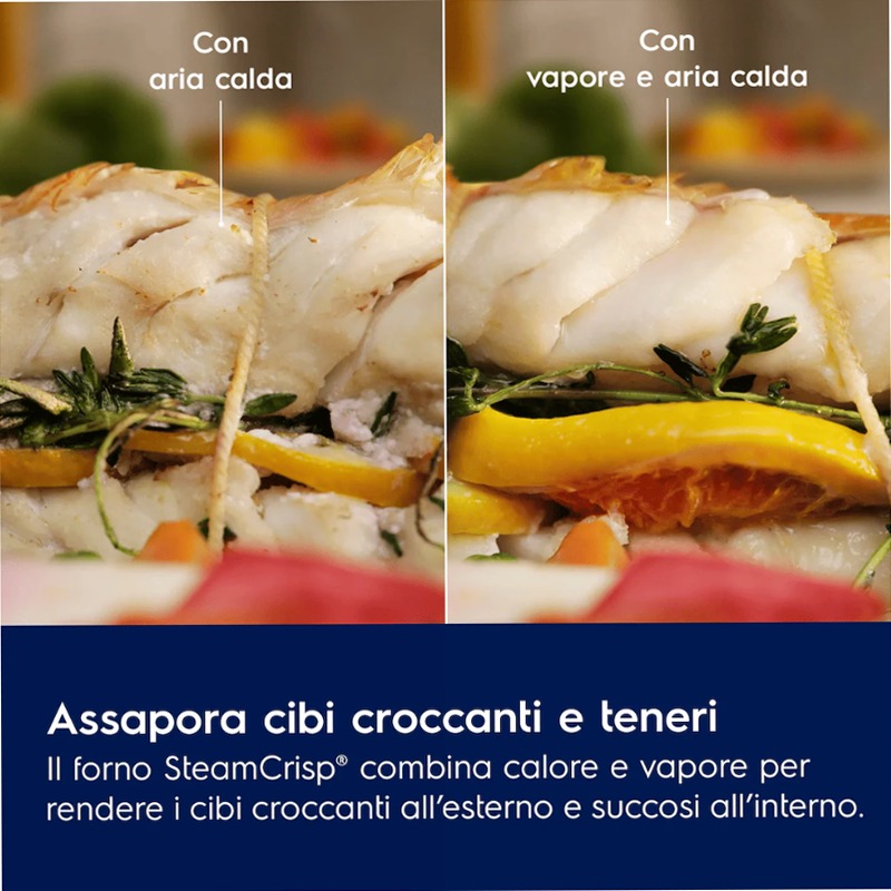 Forno A Vapore Serie 600 SenseCook con SteamCrisp