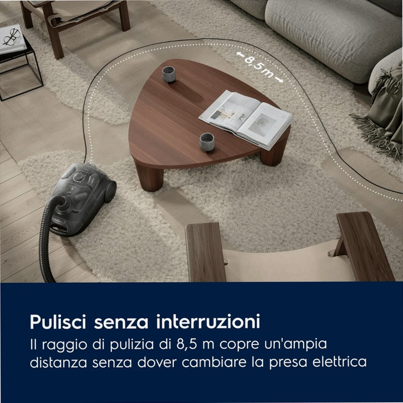 Aspirapolvere con sacco Serie 500 Verde