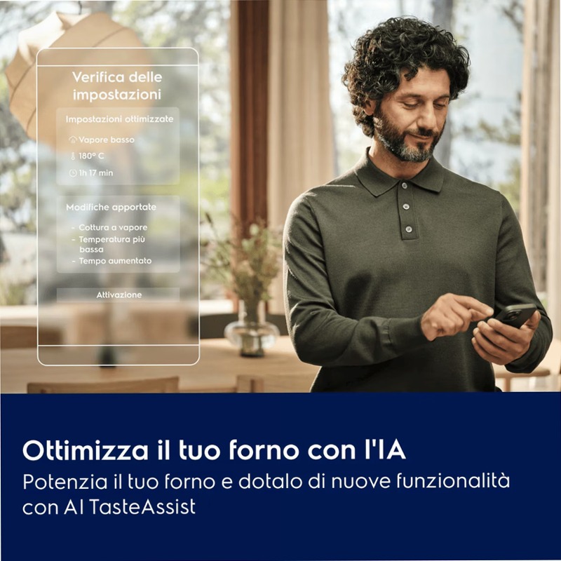 Forno A Vapore Serie 800 MealAssist con SteamBoost e Connessione Wi-Fi