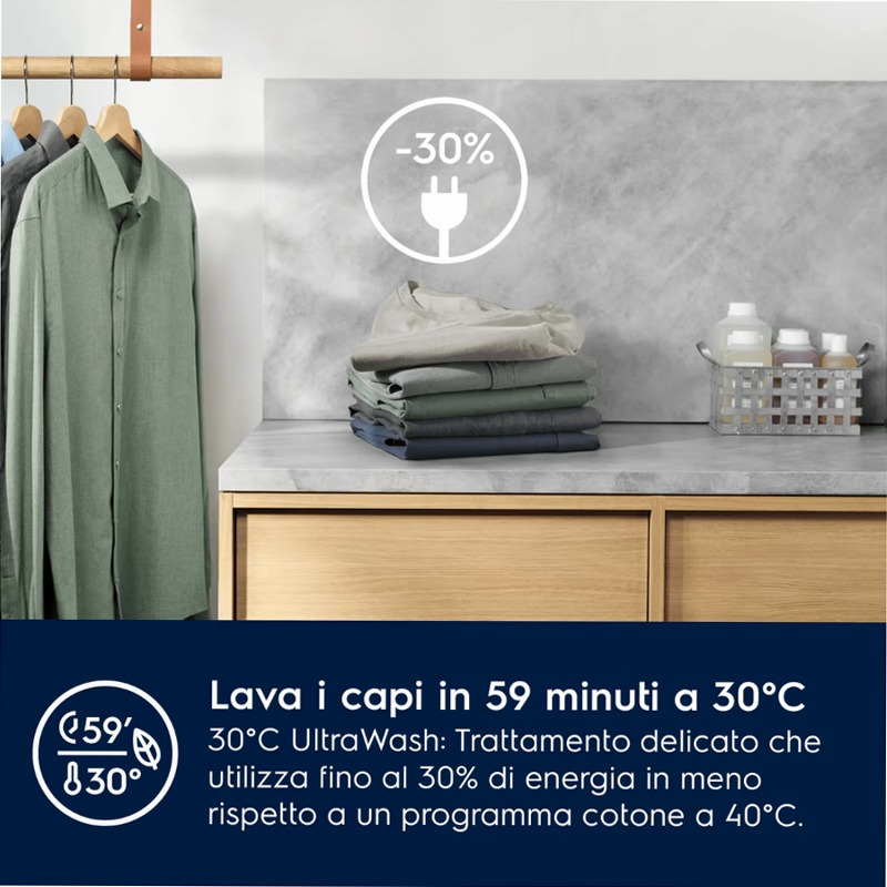 Lavatrice UltraCare 8 kg 1400 giri 1400rpm 8kg