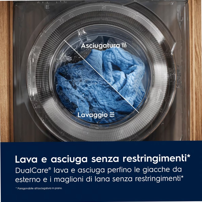 Lavasciuga 700 SteamCare 1400 giri 5kg in asciugatura 8 kg in lavaggio