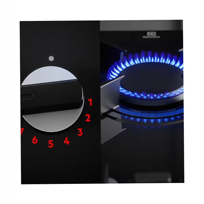 Piano cottura Serie 800 Flamelight 60cm Gas
