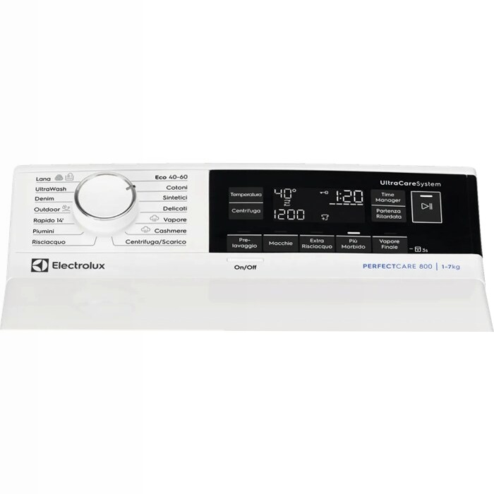 Lavatrice a carica dall'alto UltraCare 7 kg 800rpm 7kg