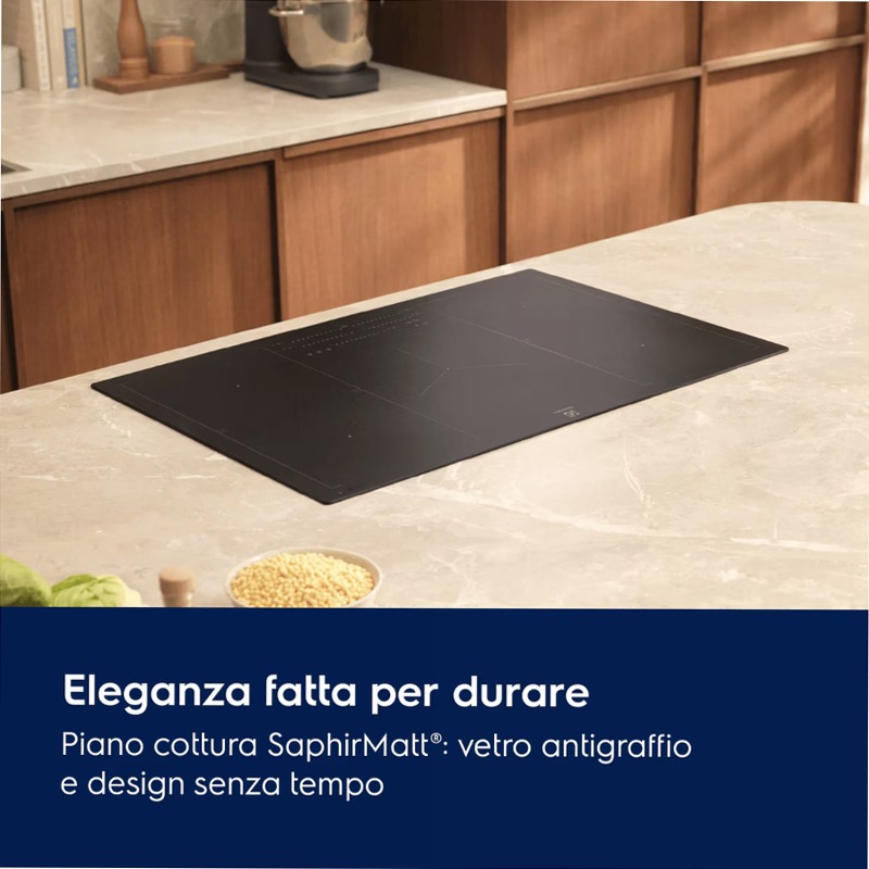Piano cottura ad induzione SaphirMatt® Serie 700 SenseBoil® 80cm