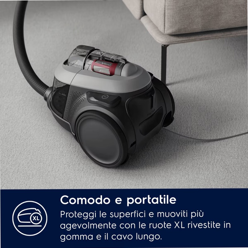 Aspirapolvere senza sacco Serie 600 Grigio