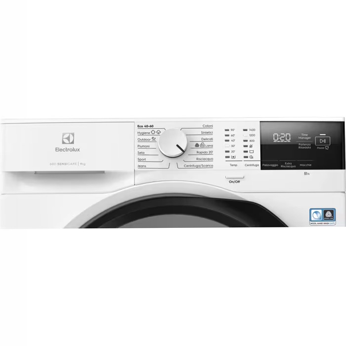 Lavatrice SensiCare 9 kg 1400 giri 1400rpm 9kg