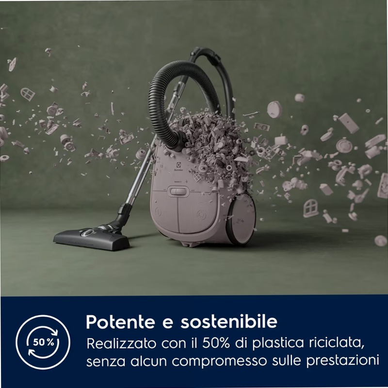 Aspirapolvere con sacco Serie 600 Rosa Oro