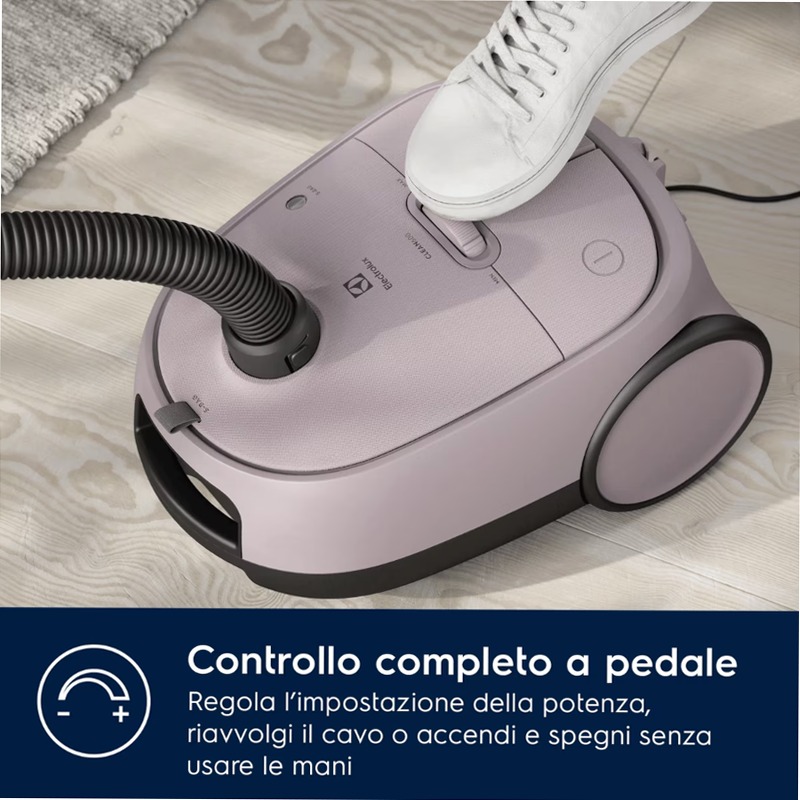 Aspirapolvere con sacco Serie 600 Rosa Oro