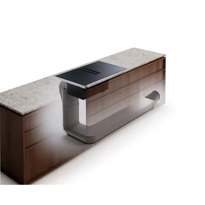 Piano ad induzione Bridge con cappa filtrante