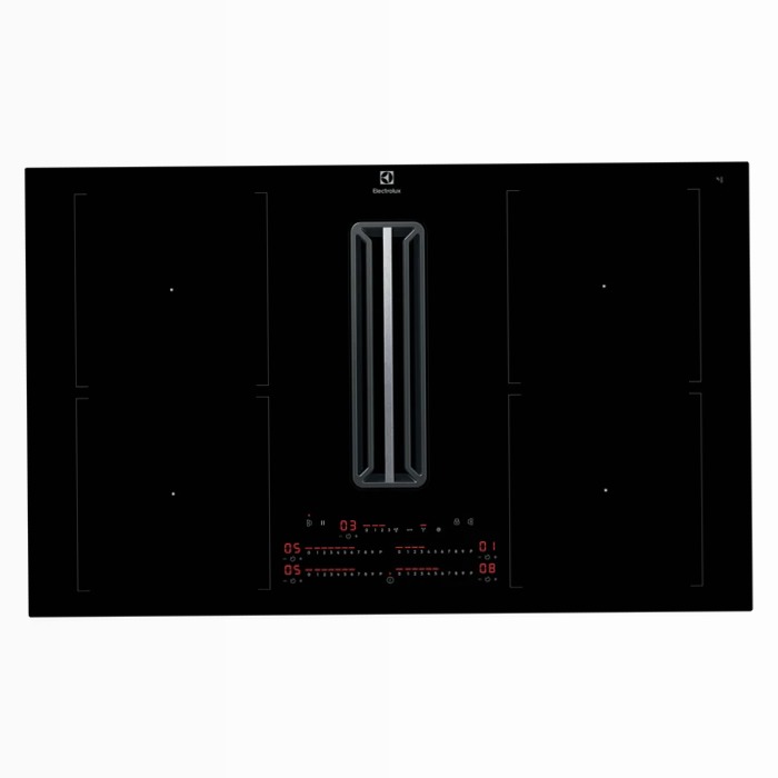 Piano ad induzione Bridge con cappa filtrante