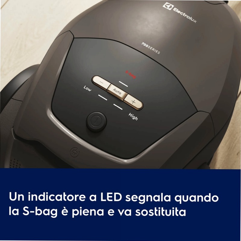 Aspirapolvere con sacco Serie 700 con sacco Marrone