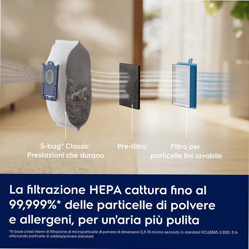 Aspirapolvere con sacco Serie 700 con sacco Marrone