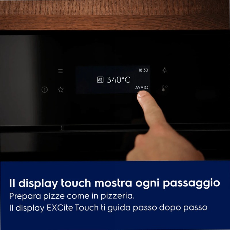 Forno Multifunzione Serie 700 PizzaExpert con pulizia pirolitica Connessione Wi-Fi