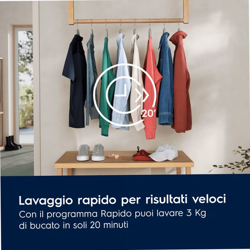 Lavatrice serie 600 SensiCare 9 kg 1400 giri 600rpm 9kg