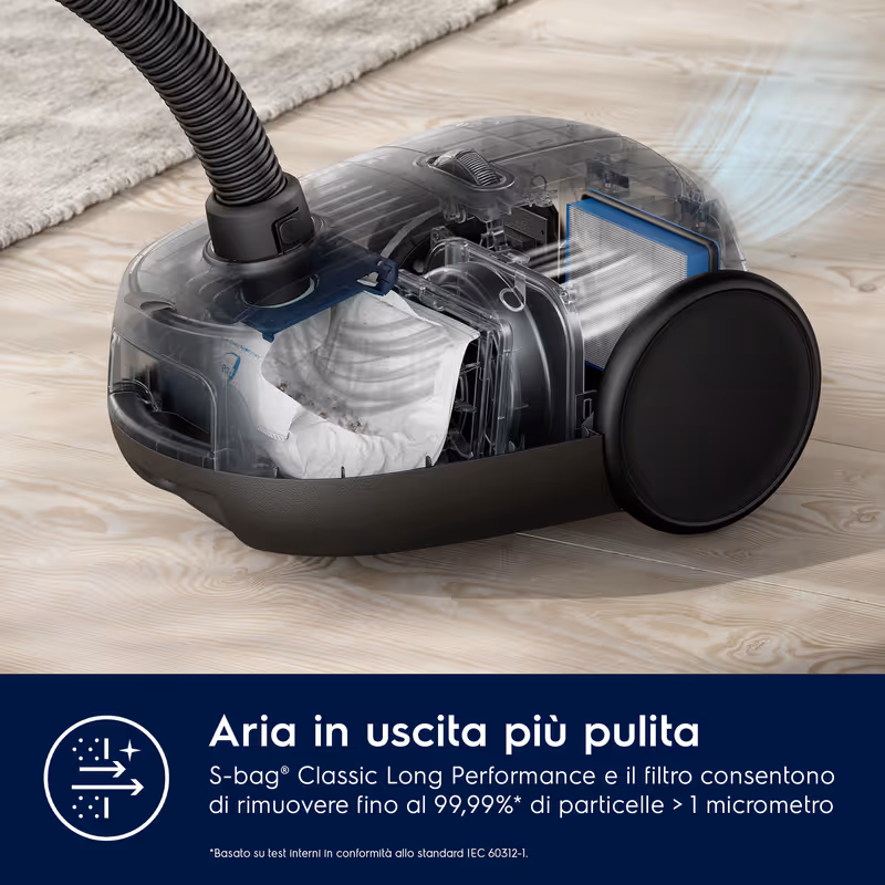 Aspirapolvere Serie 600 Grigio 3.5lt A