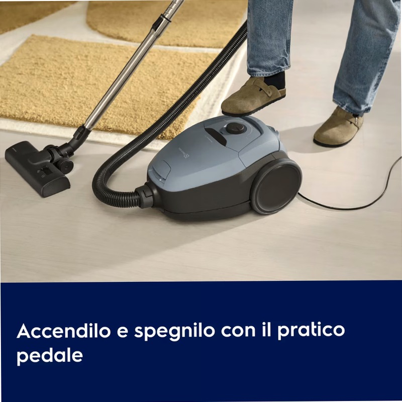 Aspirapolvere con sacco Ultra Silencer Plus Blu