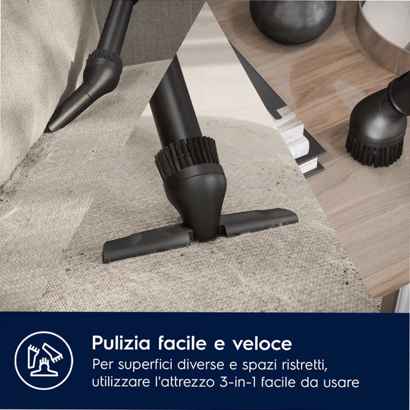 Aspirapolvere con sacco Ultra Silencer Plus Blu