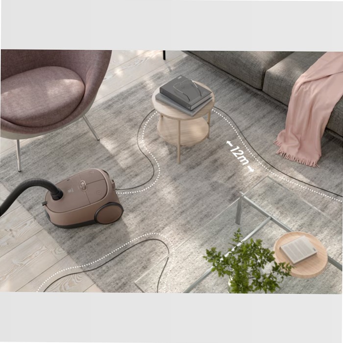 Aspirapolvere con sacco Serie 600 Marrone