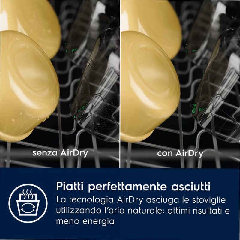 Lavastoviglie Integrata AirDry 45 cm 9 Coperti