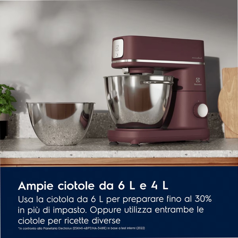Impastatrice Planetaria 700 Rosso scuro