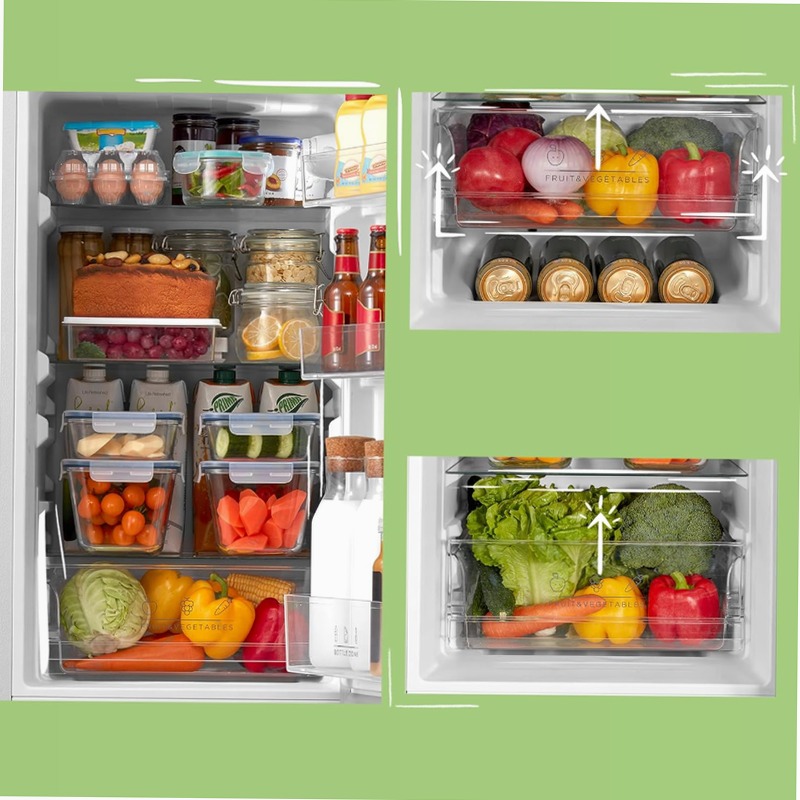 Frigorifero Comfee RCB169DK2(E) - 174 L, Low Frost e LED Combinato 174lt Libera