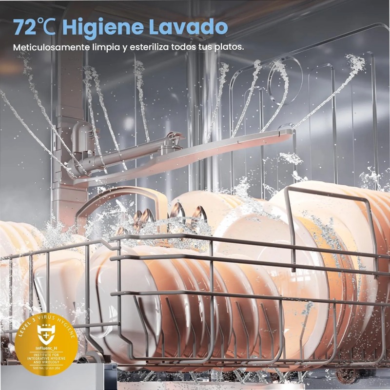 Lavastoviglie COMFEE CDWPB1215P-W E 12 Acciaio Libera