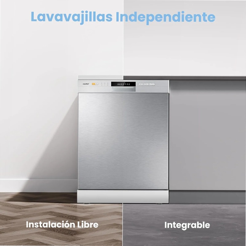 Lavastoviglie COMFEE CDWPB1215P-W E 12 Acciaio Libera