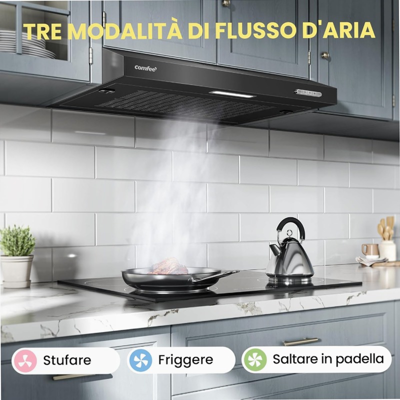 Cappa Aspirante Comfee SLIF17B-60