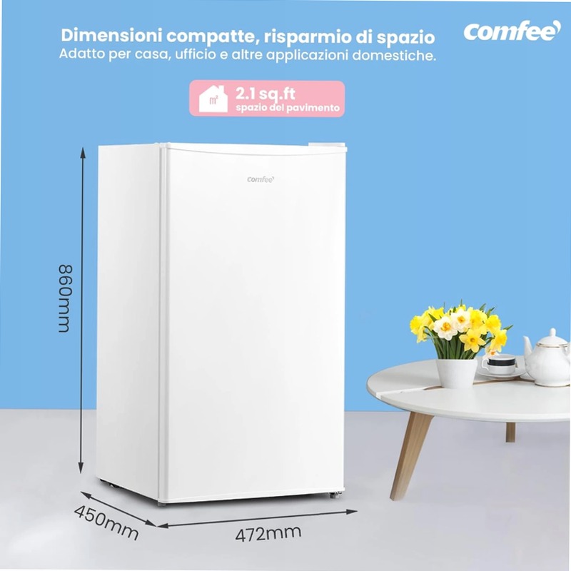 Frigorifero Comfee RCD93WH2(E) – 93 L Table Top E 93lt