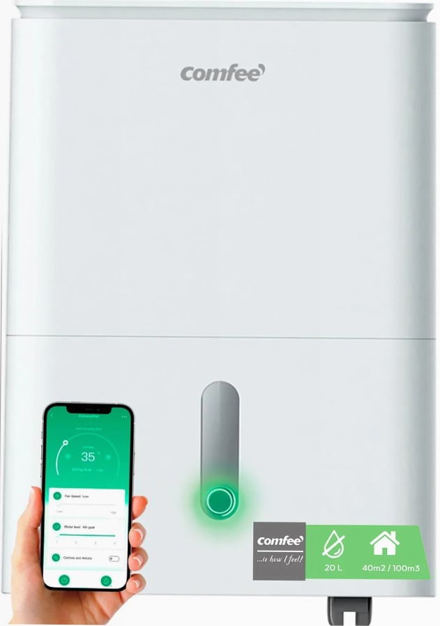 Deumidificatore WiFi 20L Smart ComfEE MDDF-20DEN7-WF