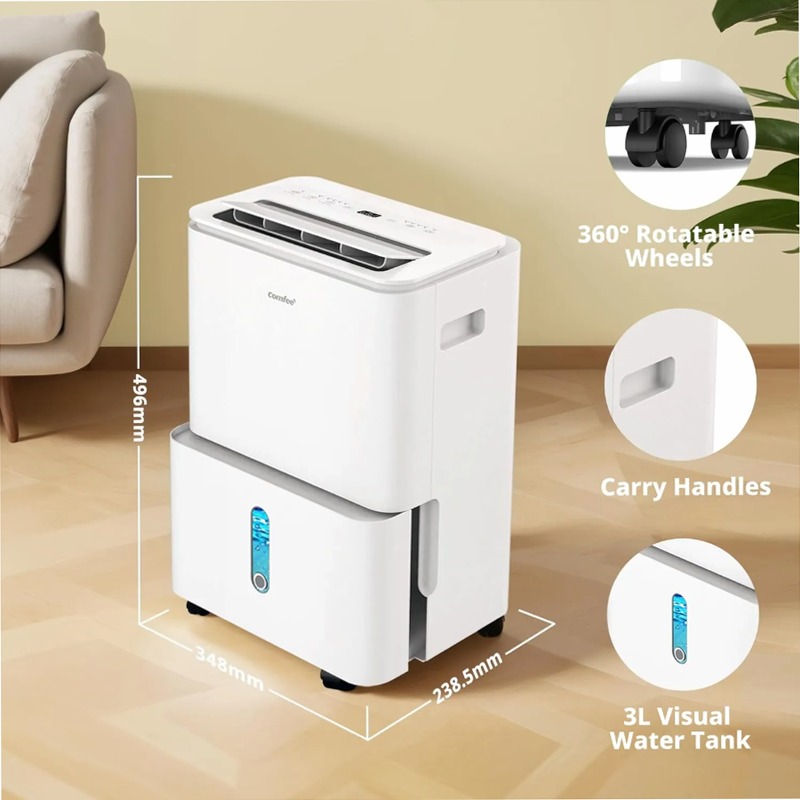 Deumidificatore WiFi 20L Smart ComfEE MDDF-20DEN7-WF